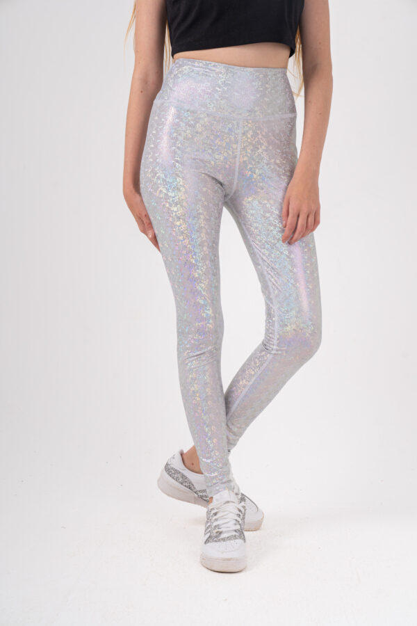 MARVEL LEGGING [HOLOGRAPHIC SILVER COLOR] - Image 2