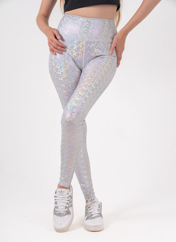 MARVEL LEGGING [HOLOGRAPHIC SILVER COLOR] - Image 4