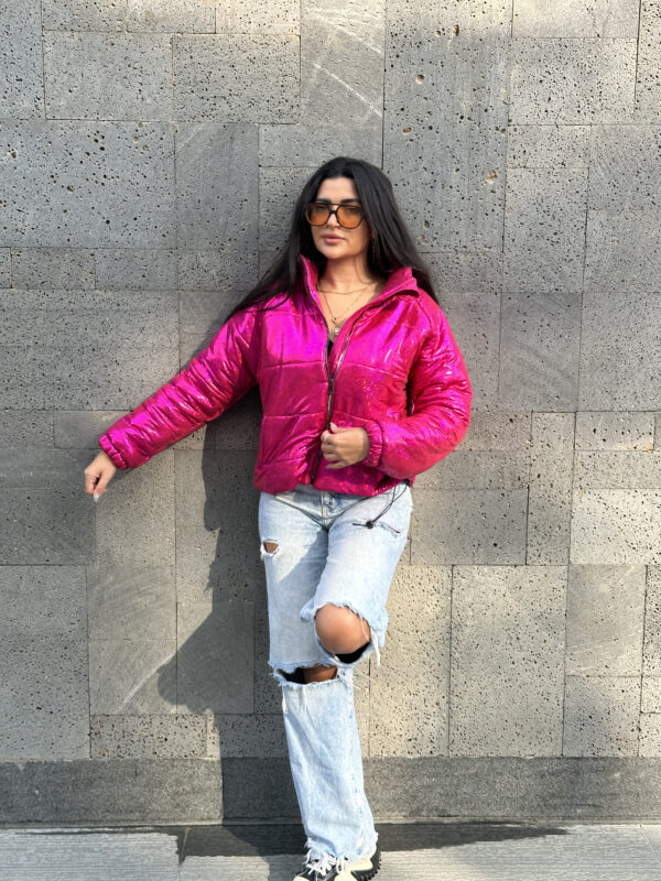 MARVEL PUFFER JACKET [Fuchsia]