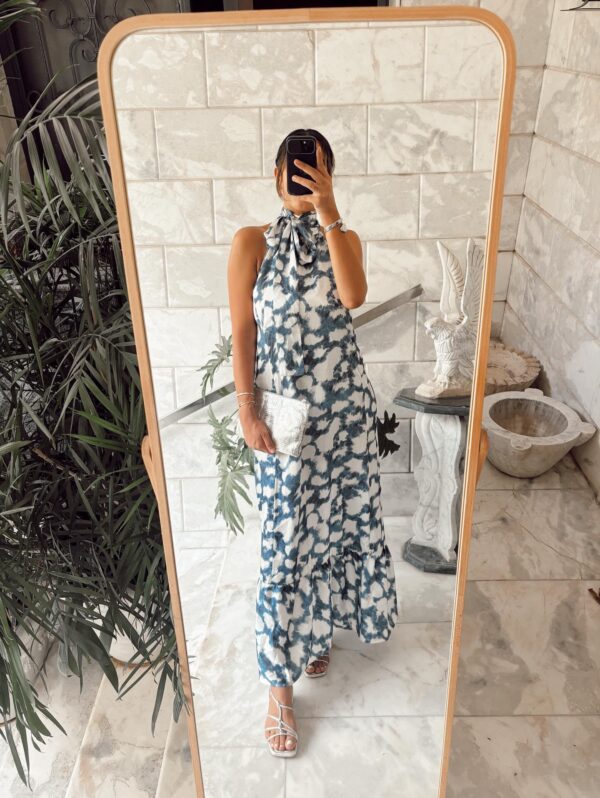 Blue Tiger Glam Dress